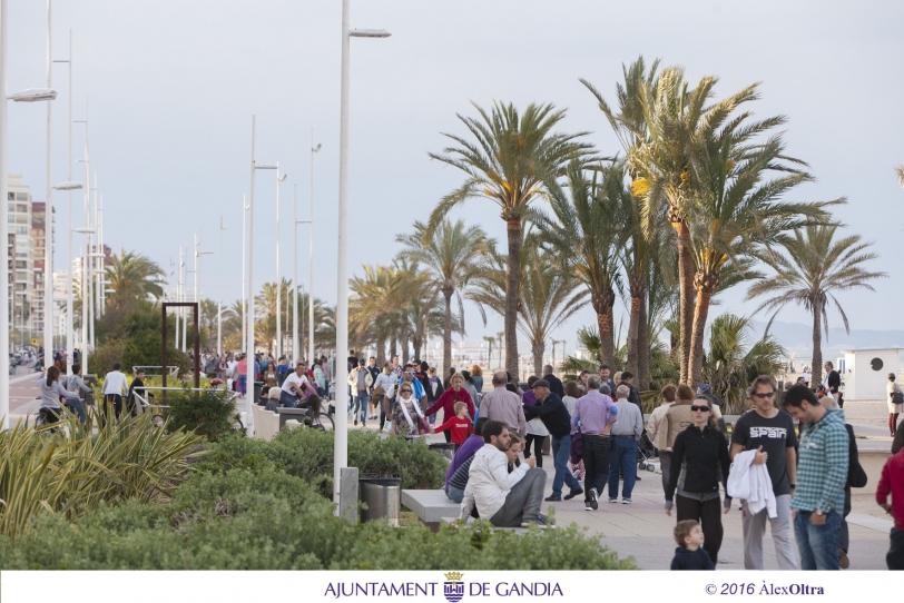 Gandia convoca una mesa de turismo para valorar los datos de Semana Santa