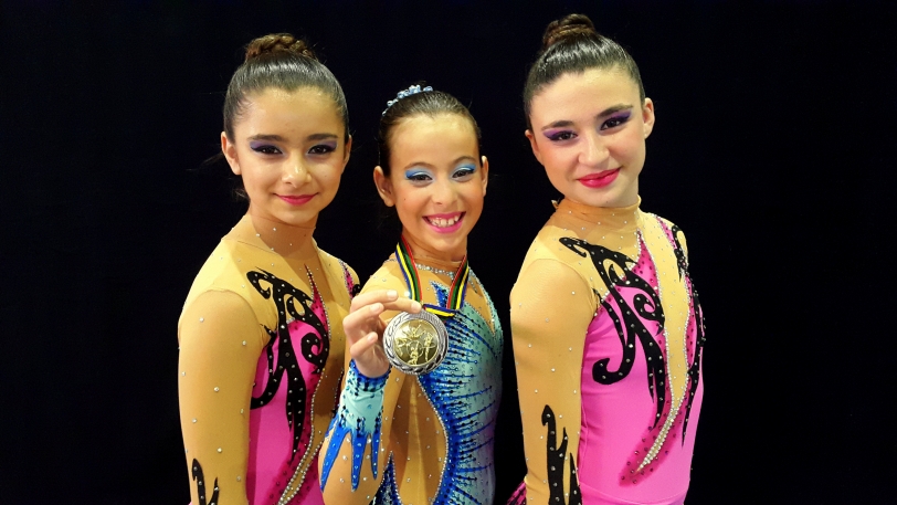 Las gimnastas de Ritmoliva consiguen dos medallas de plata en Sueca