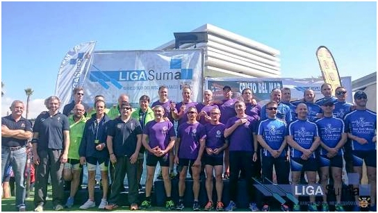Los veteranos del RCN Gandia mantienen la primera plaza de la Liga Suma