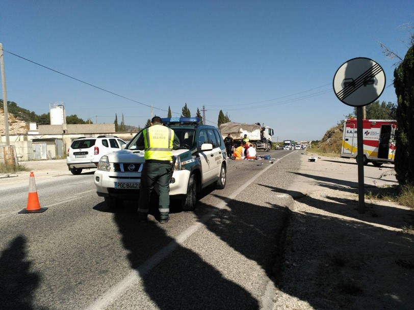 El motorista del accidente de Oliva-Pego ha fallecido tras la colisión