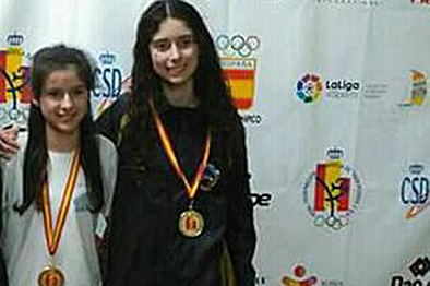 Las hermanas Palmer Oro en Taekwondo en el Open Internacional de España
