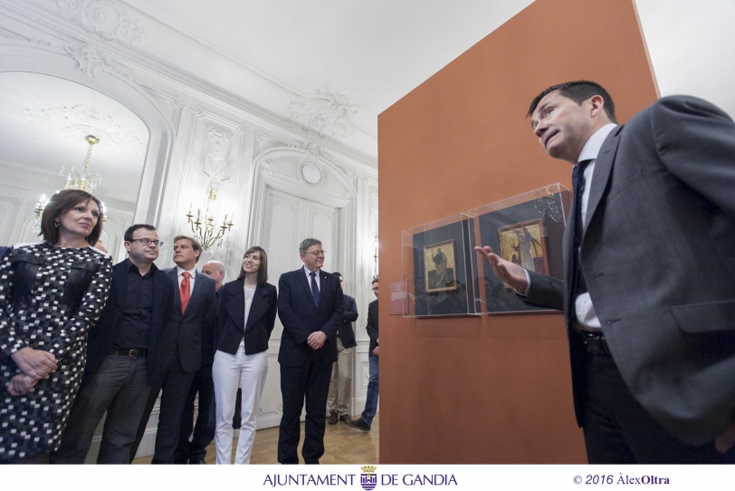 Obras pictóricas del Museu de Santa Clara en el Palau dels Borja de Valencia