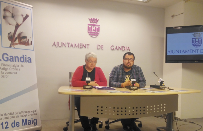Gandia da visibilidad a la Fibromialgia y al Síndrome de la Fatiga Crónica