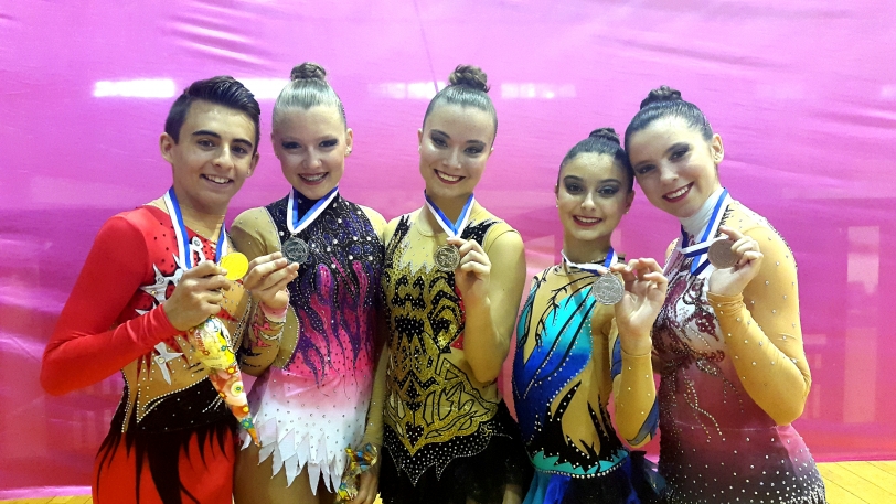 El Club Gimnasia Rítmica de Oliva gana 5 medallas en el Trofeo Mediterráneo