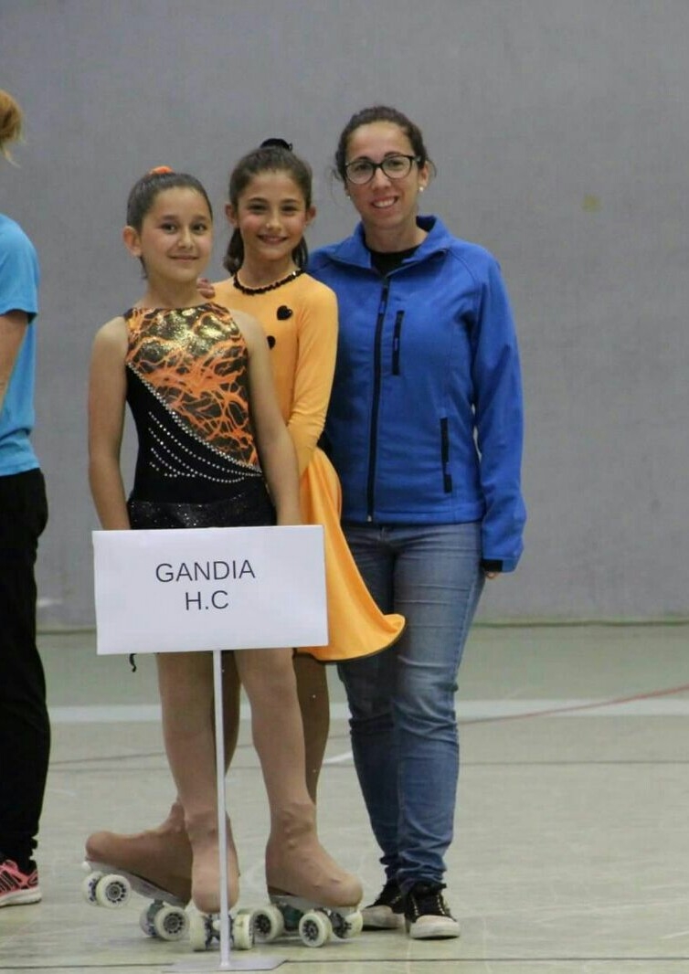 Las patinadoras del Gandia Hochey Club entre los 10 primeros puestos