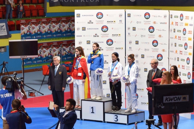 La taekwondista de Gandia, Blanca Palmer, medalla de plata en Suiza