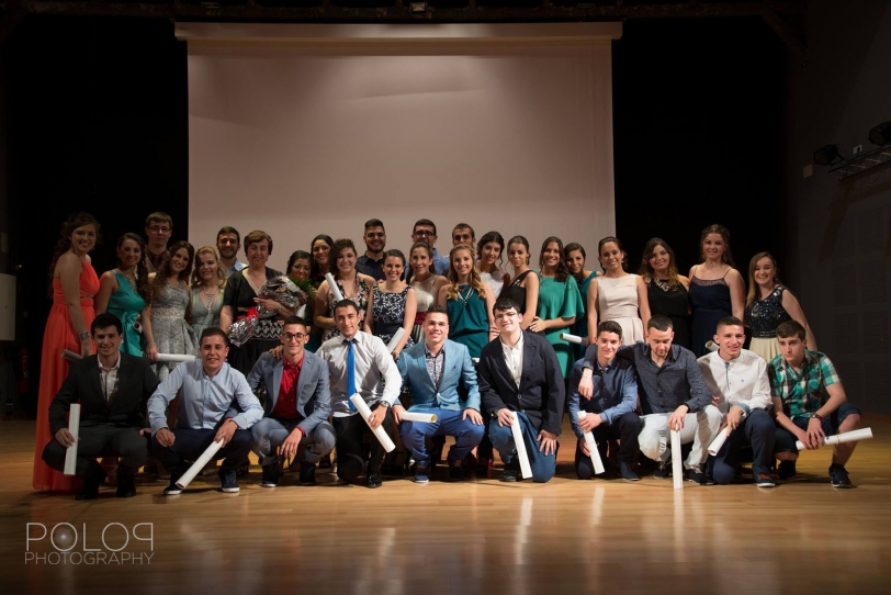 Alumnos de segundo de Bachillerato se despiden del IES Vall de la Safor