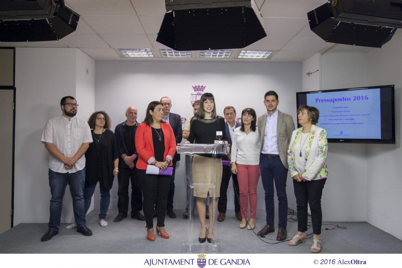 Gandia presenta un presupuesto para 2016 con 17 millones de superávit