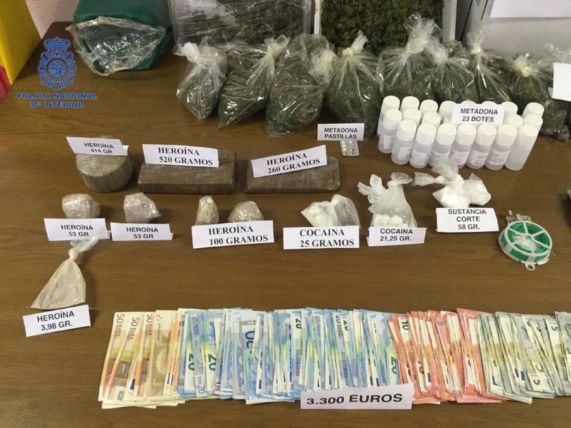 Cae una banda organizada dedicada al tráfico de drogas en Gandia