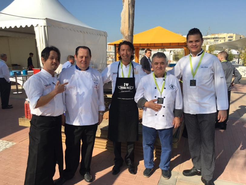 Los cocineros de Japón, Córdoba y Cuenca unidos hoy por la Fideuà de Gandia