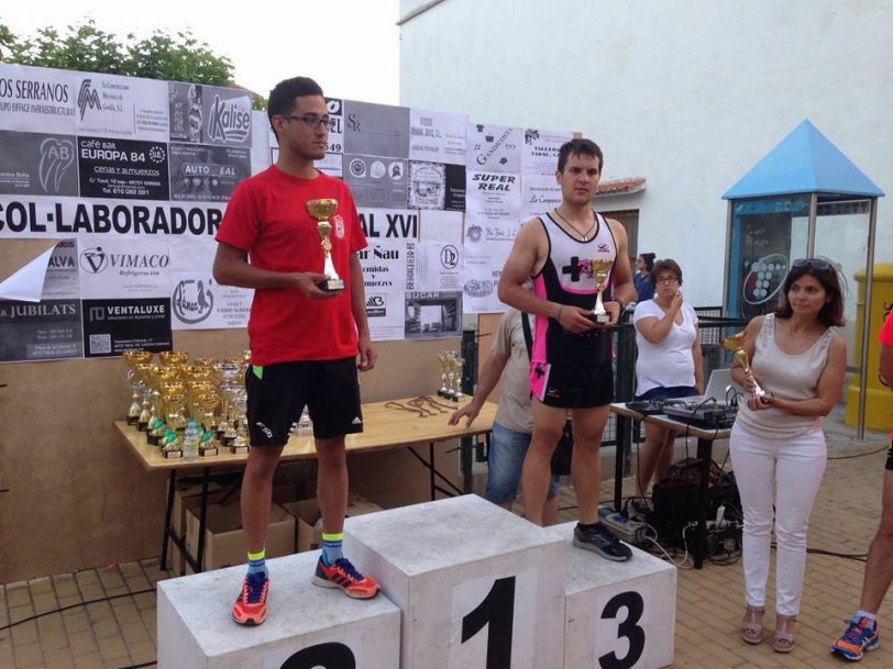 Kevin Fuster, del C.D. Masktri, tercero en la Cursa del Real de Gandia
