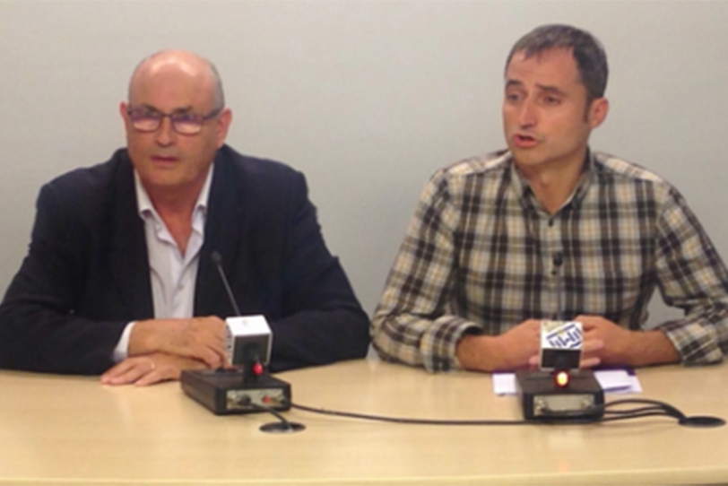 Ciro Palmer y Guillermo Barber anuncian una rueda de prensa conjunta
