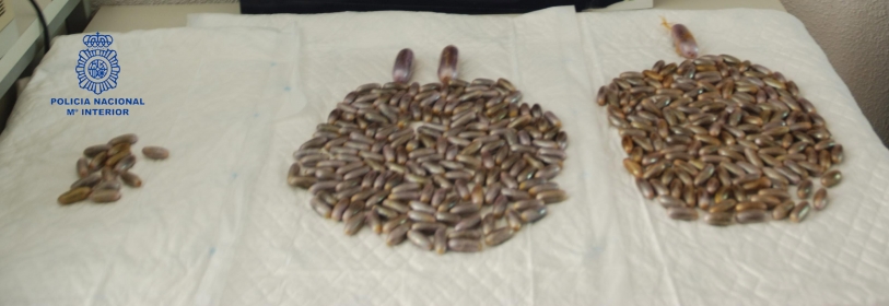 Tres detenidos en Gandia con bellotas de hachís en el interior de su cuerpo