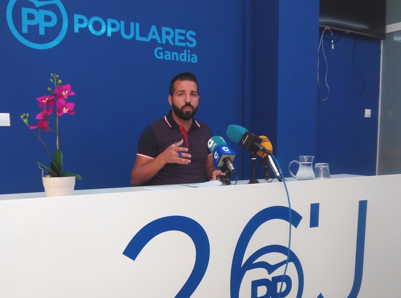 El PP de Gandia gasta solo 147 euros en la campaña para las generales