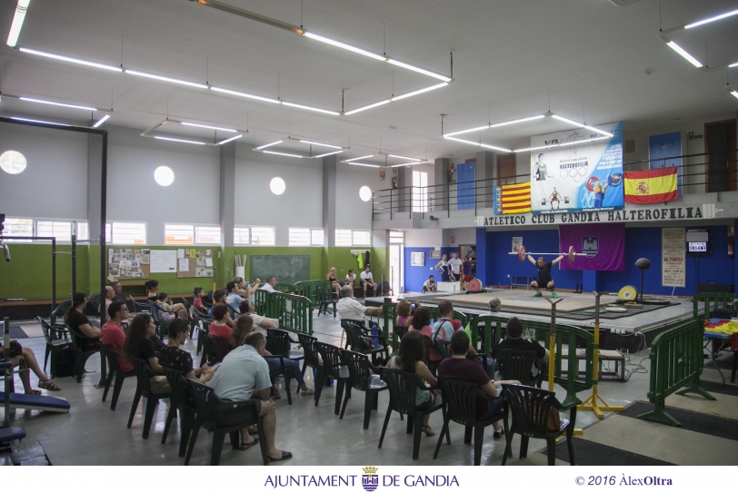 El Atlético Club Gandia de Halterofilia celebra el Memorial Antonio Climent