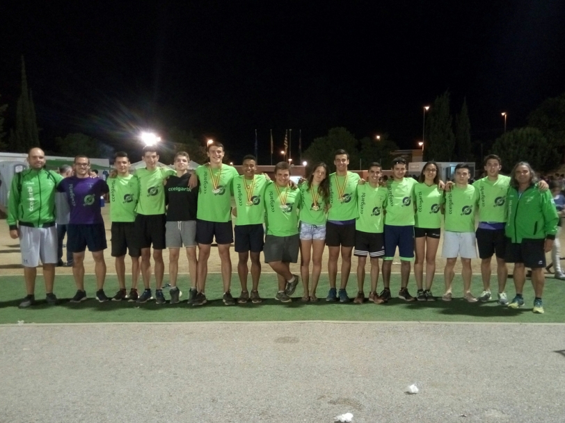 El CC El Garbí logra 3 oros, 3 platas y 2 récords en el Campeonato de España