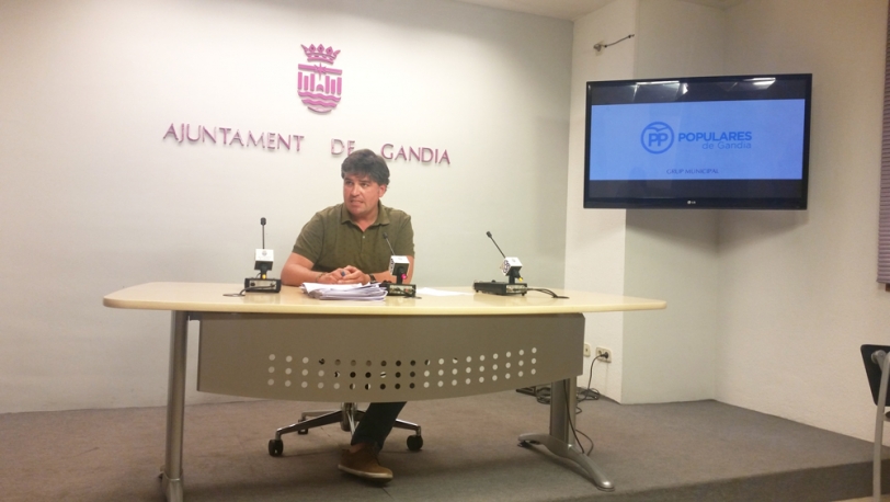 El PP de Gandia molesto con los recortes del presupuesto en bienestar social