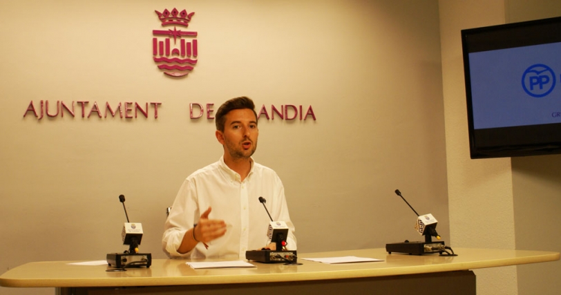 El PP de Gandia critica la plantilla de personal del Gobierno Municipal