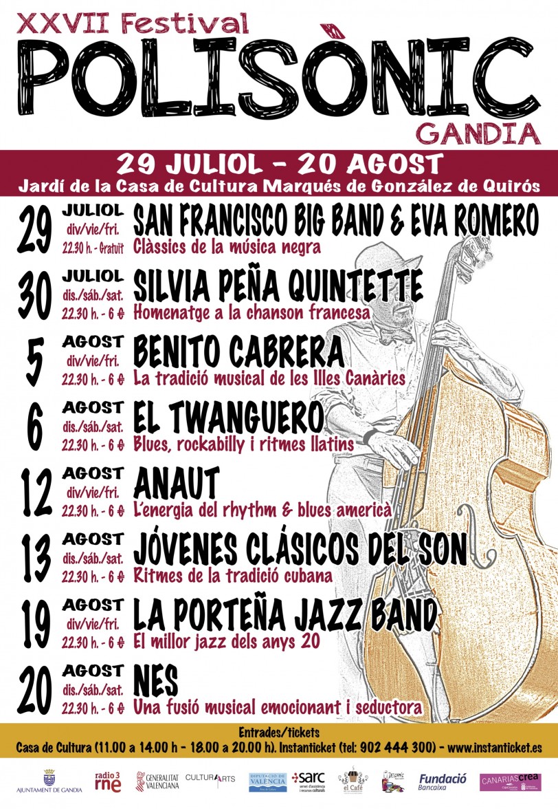 El Festival Polisònic de Gandia celebra su 27 edición 