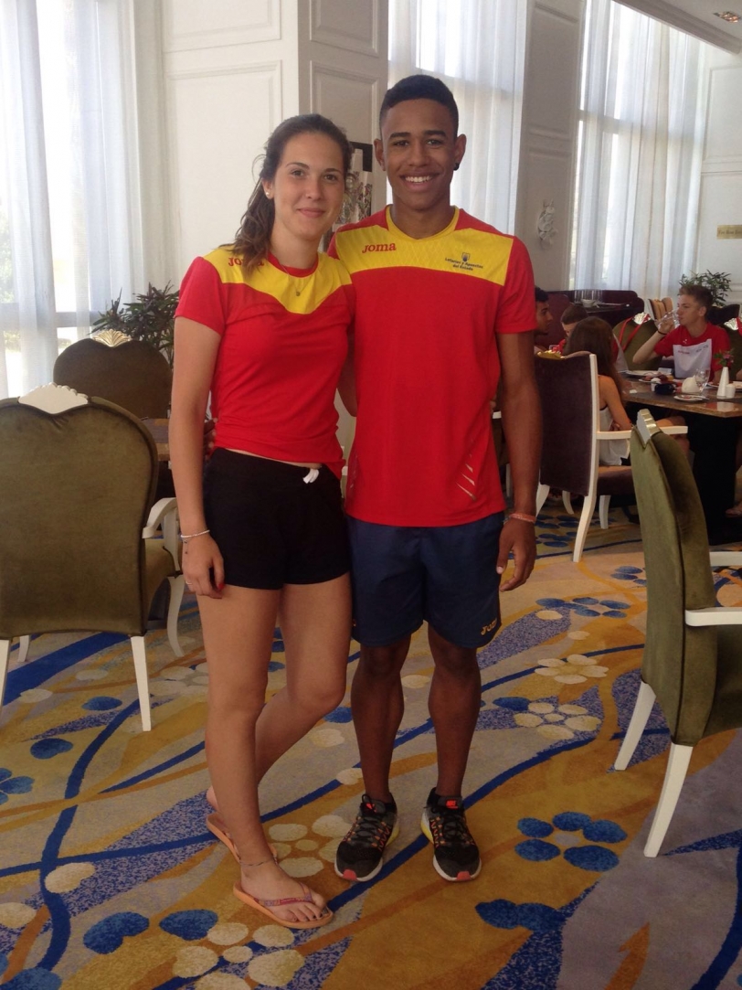 Luis Salort y Gema Martí del CC El Garbí en el Campeonato Europeo de Georgia
