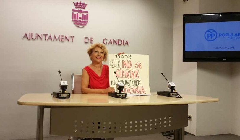El Partido Popular de Gandia solicita que no se cierre el Centro de la Mujer