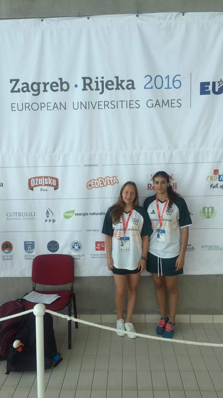 La nadadora Sara Vázquez finalista en el Campeonato Universitario Europeo