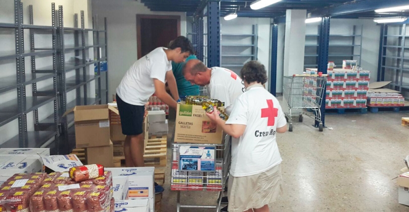 Cruz Roja Gandia entrega 7.723 Kg de alimentos a los más necesitados