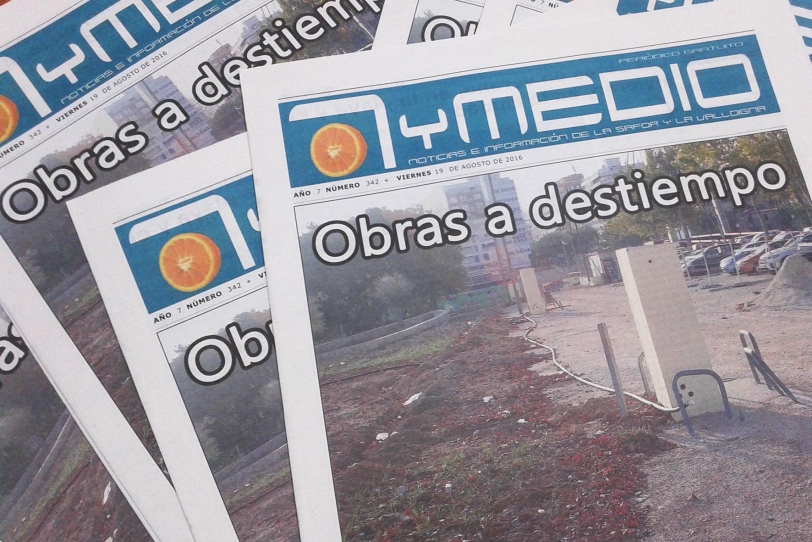 El periódico gratuito 7yMedio ya en sus puntos habituales en la Safor