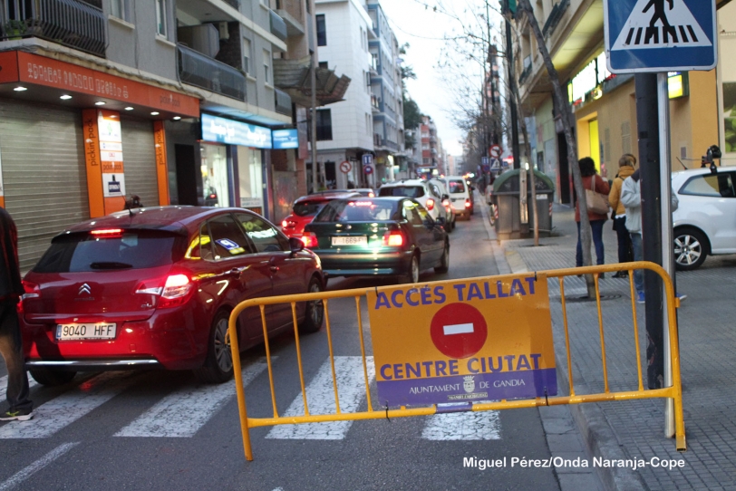 Información Tráfico: Gandia corta la calle Sant Rafael 2 días de 8 a 17 hrs