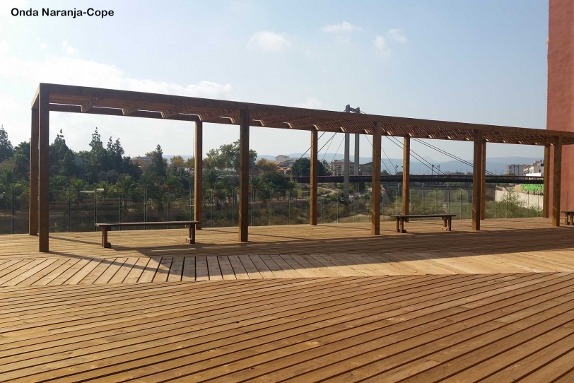 Gandia abre el mirador Ausiàs March hacia el río Serpis y la antigua muralla