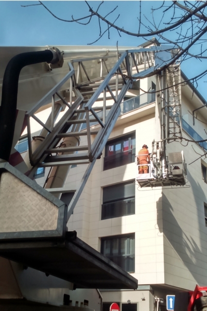 Gandia ha estado todo el verano sin servicio de autoescalera de Bomberos