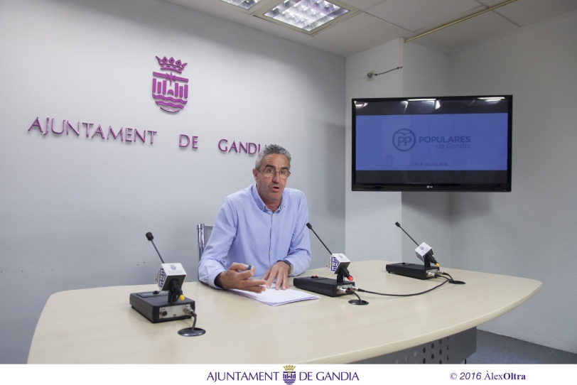El PP de Gandia asegura ser los únicos que defienden el sacrifico cero