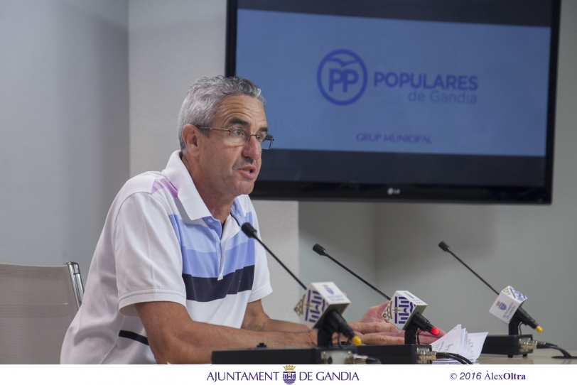 El PP de Gandia asegura que la Ciudad Ducal está sucia y abandonada
