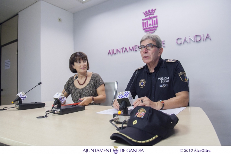 Unos 350 agentes velarán por la seguridad durante la Feria de Gandia