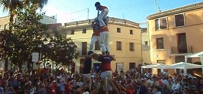 La I Diada de la Muixeranga de la Safor se celebra hoy en la Fira