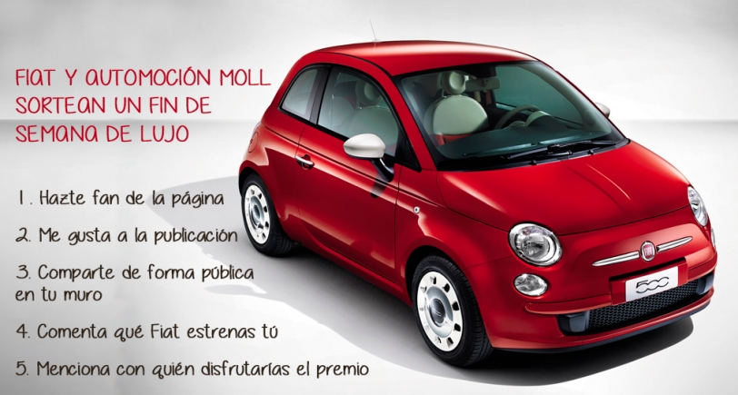 Estrenamos un maravilloso sorteo con Automoción Moll y FIAT