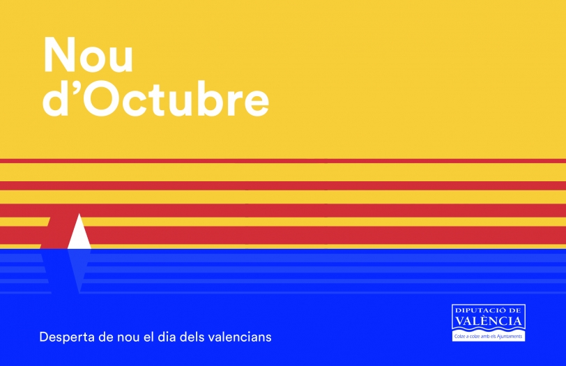 La Diputació ofrece a los ayuntamiento su imagen para el 9 de Octubre