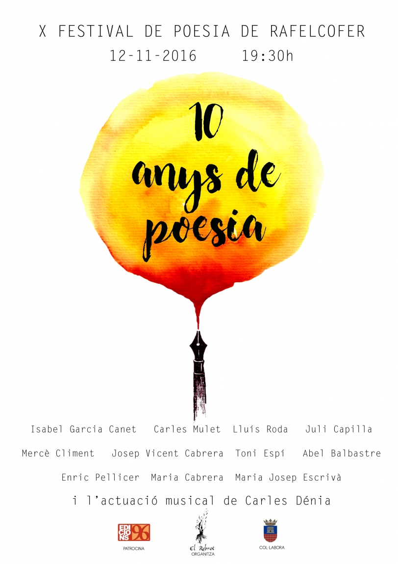 La Asociación Cultural El Retoño acoge un Festival de Poesía en Rafelcofer