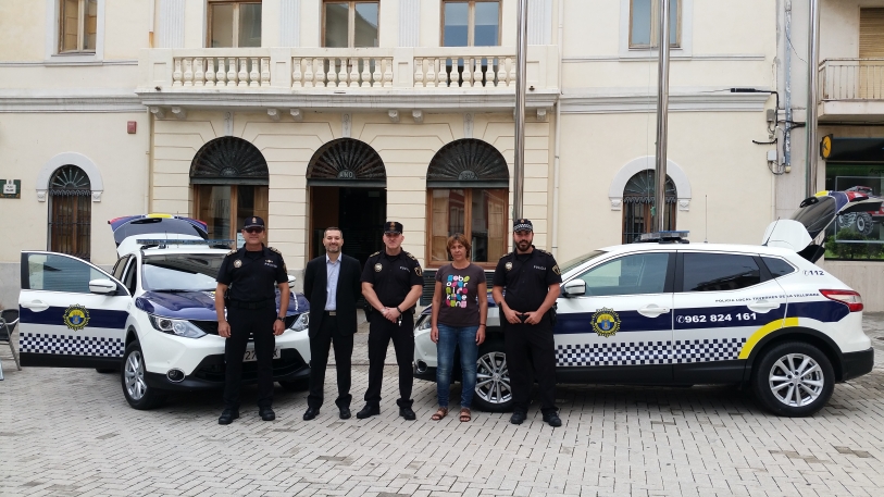 La Policía Local de Tavernes ya dispone de dos nuevos vehículos de renting