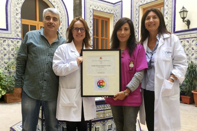 El colegio Carmelitas obtiene el distintivo de calidad por su vida saludable