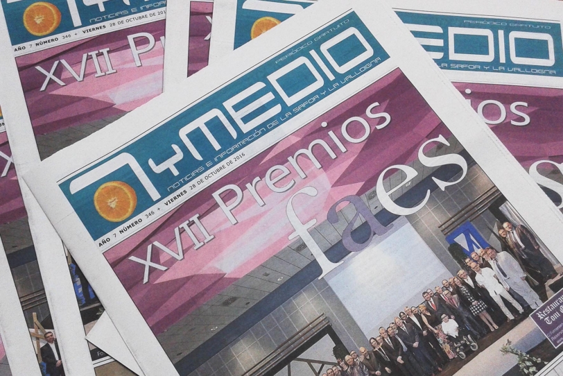 El periódico gratuito 7 y Medio está ya en sus puntos habituales de la Safor