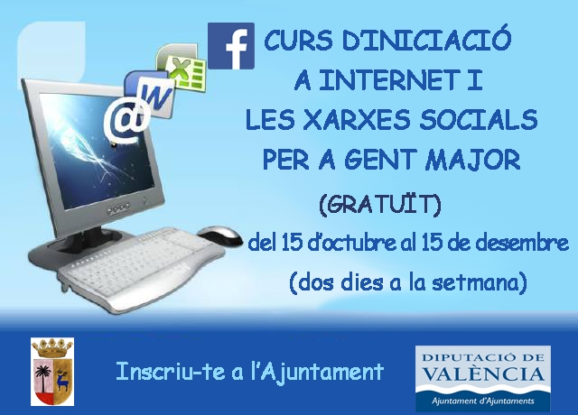 Palmera ofrece un curso sobre internet y redes sociales para mayores