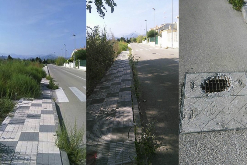 El PSOE de Oliva denuncia el olvido que sufre la urbanización Rabdells