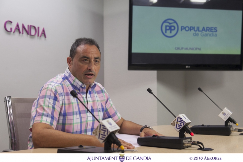 El PP de Gandia tilda de incoherente al gobierno en materia turística