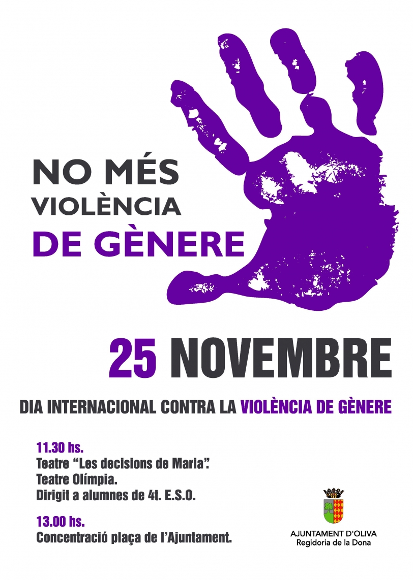 Oliva pone en marcha un concurso contra la violencia de género