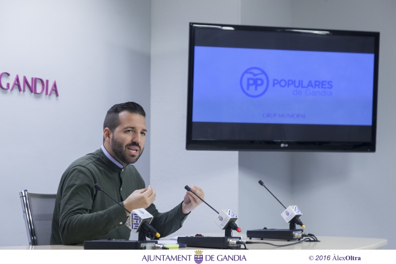 El PP Gandia vuelve a solicitar el expediente del Centro Deportivo del Grau