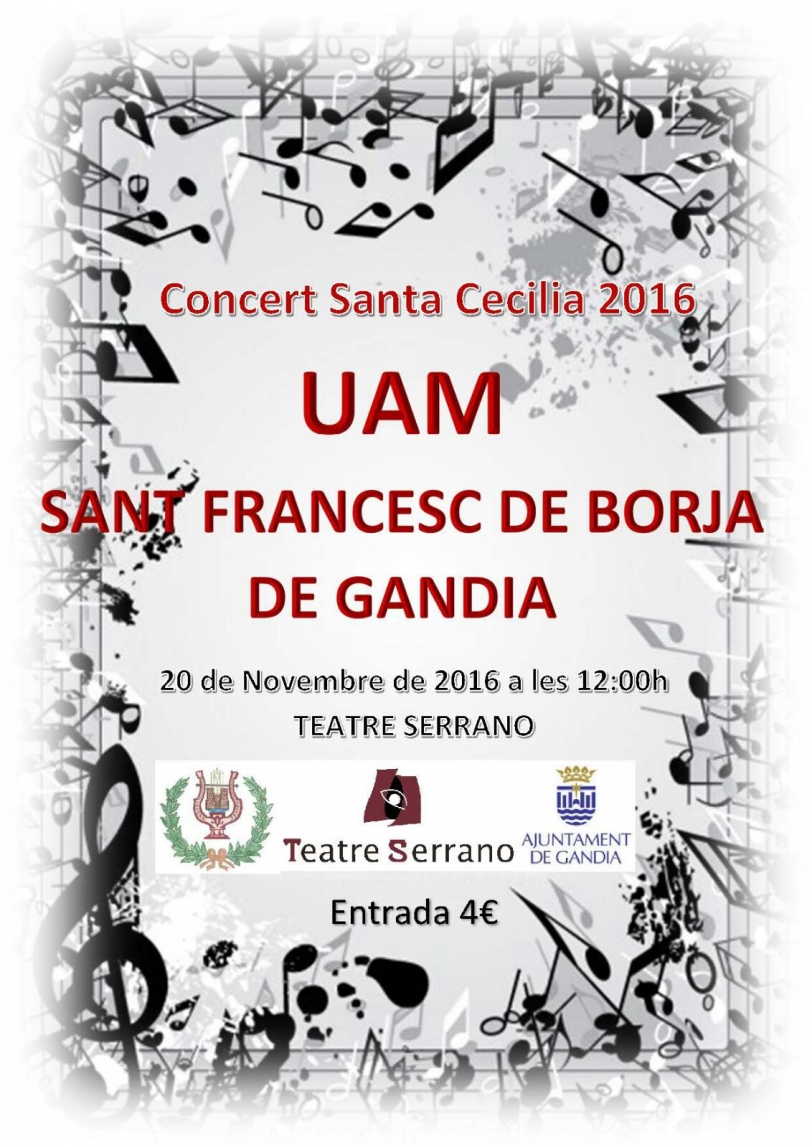 La UAM Sant Francesc de Borja de Gandia celebra Santa Cecilia