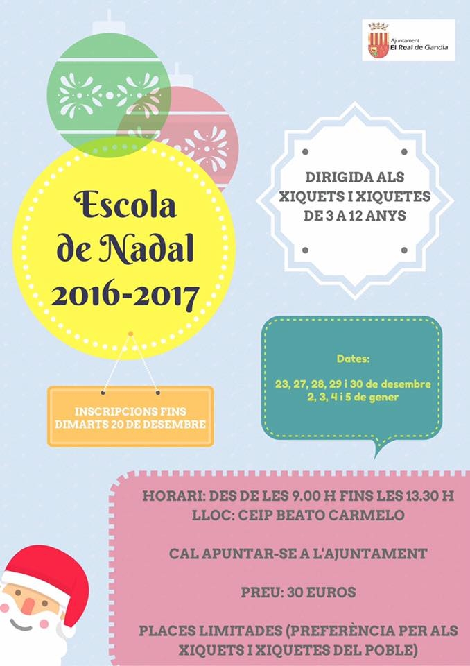 La Escoleta de Navidad del Real de Gandia abre el plazo de inscripción