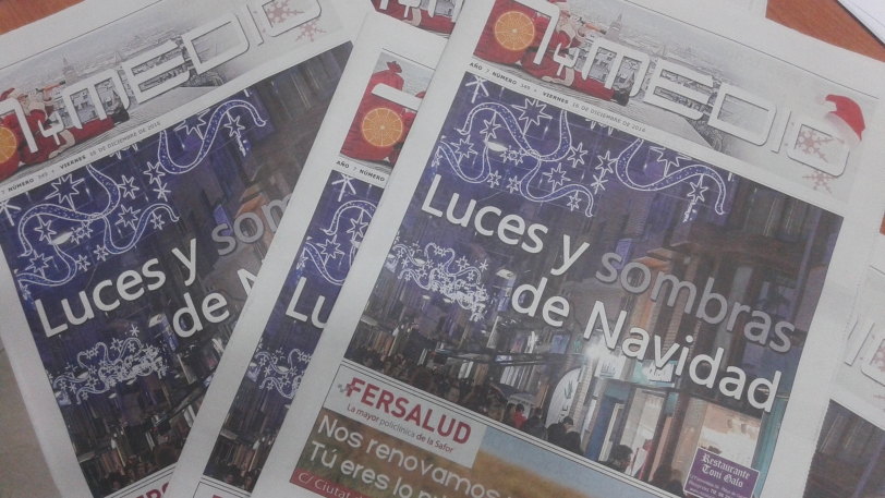 El periódico gratuito 7 y Medio Noticias en la calle con el Especial Navidad