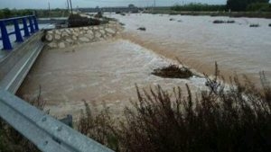 Decretan la alerta hidrológica para la rambla Gallinera en Oliva